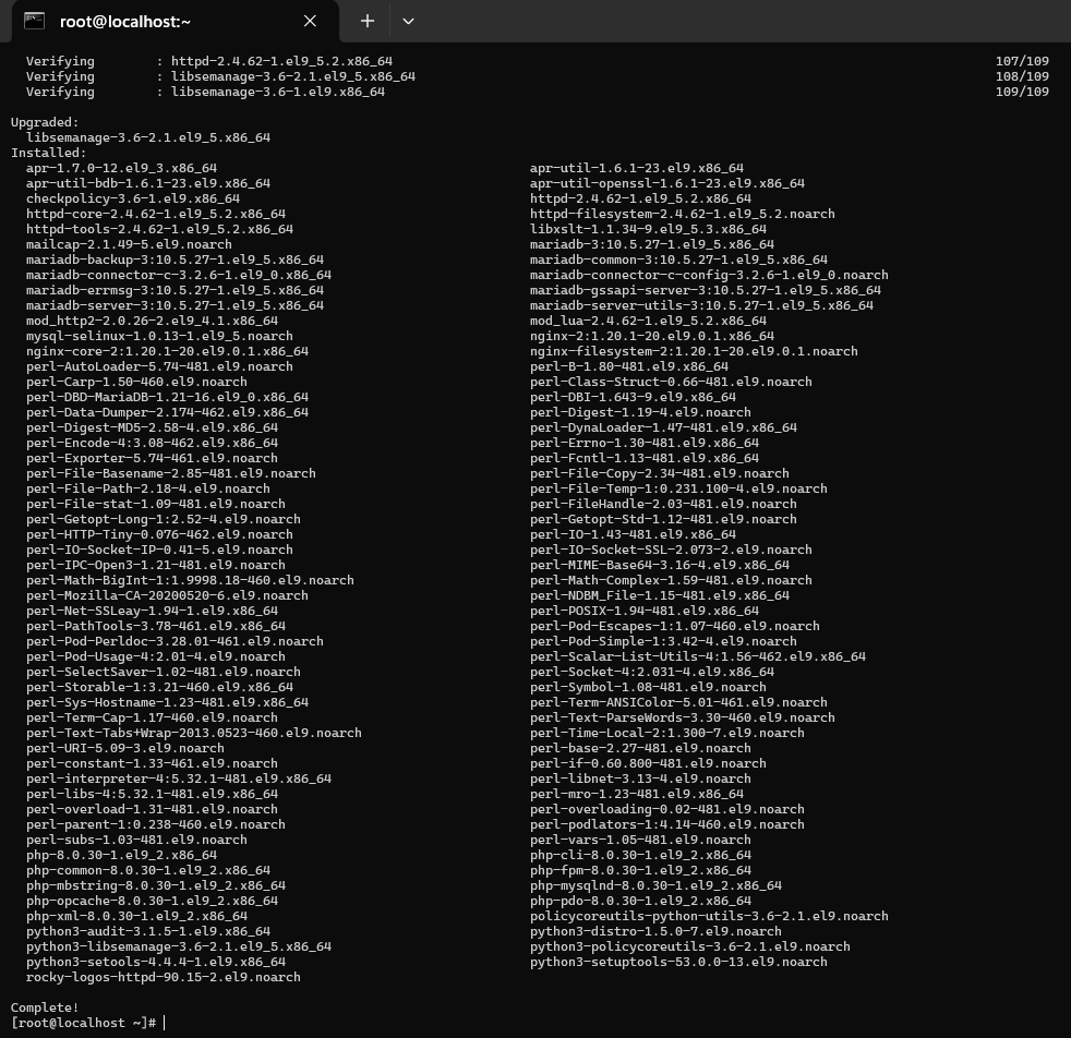 install des paqcuet