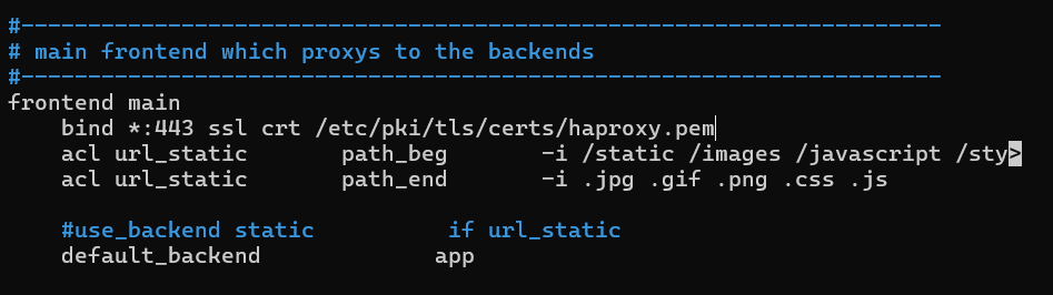 image section frontend